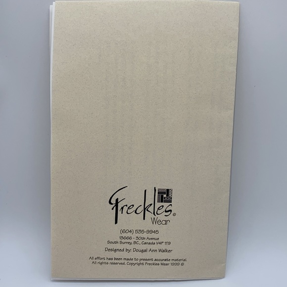 The Freckles Collection Flake Family Craft Pattern Snowman Holiday - Picture 2 of 3